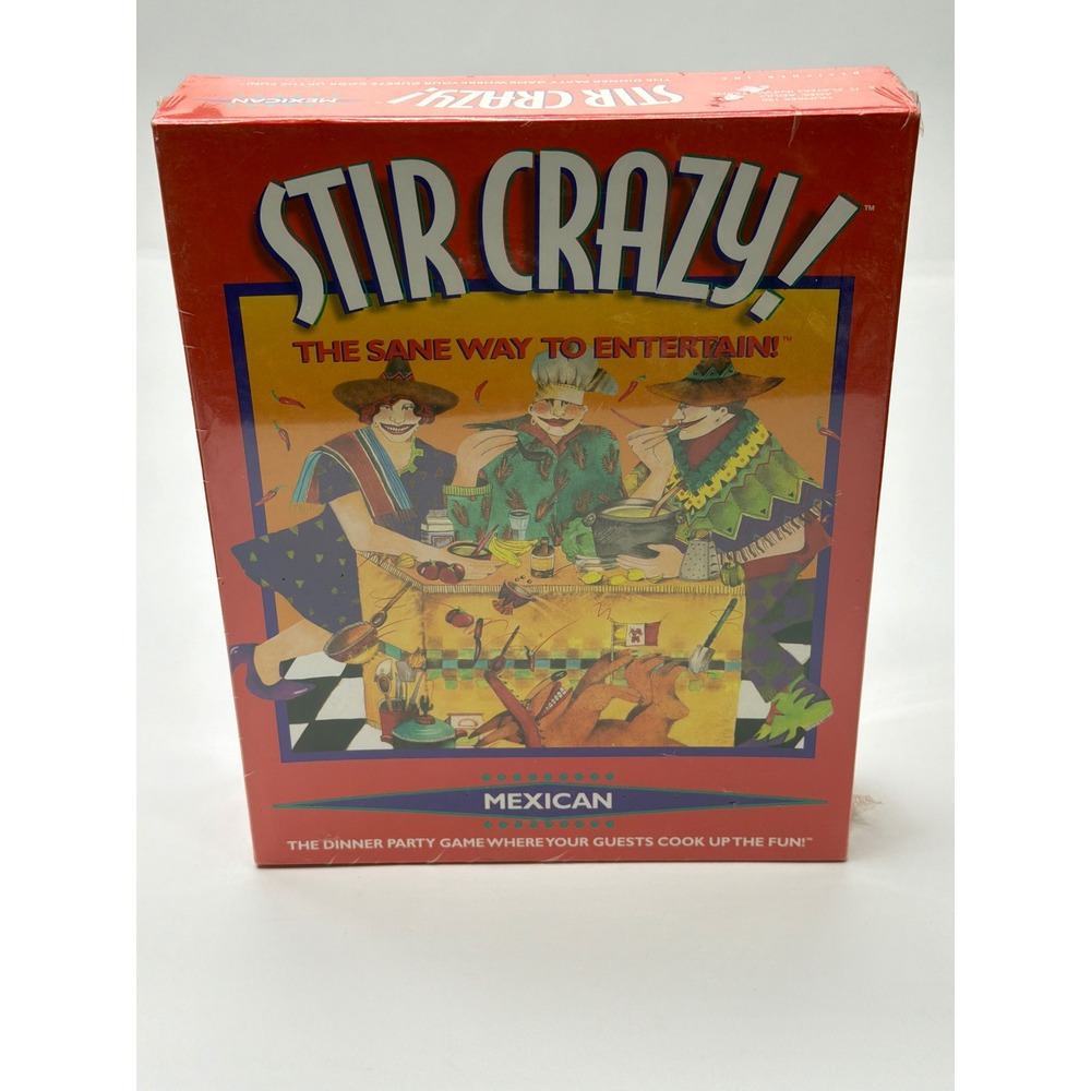 Stir Crazy Mexican The Dinner Party Game Where Your Guests Cook Up The Fun 1996